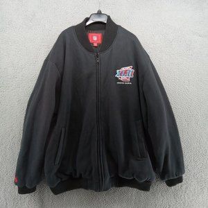 Super‎ Bowl XLII 42 Jacket Mens XXL Black Arizona 2008 Zip Up Insulated Coat
